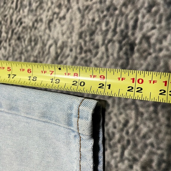 Levi's 505 Denim Shorts Mens 36 Blue Regular Fit Jorts Vintage Y2K - Picture 11 of 14